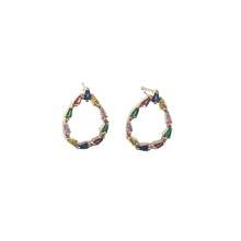 Load image into Gallery viewer, Oval Stone Earrings
