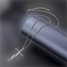 Load image into Gallery viewer, Letter Cross(Faith) Necklace
