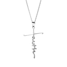 Load image into Gallery viewer, Letter Cross(Faith) Necklace
