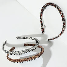 Load image into Gallery viewer, Leopord Comb Cloth Headband
