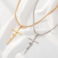Load image into Gallery viewer, Letter Cross(Love) Necklace

