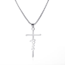 Load image into Gallery viewer, Letter Cross(Love) Necklace
