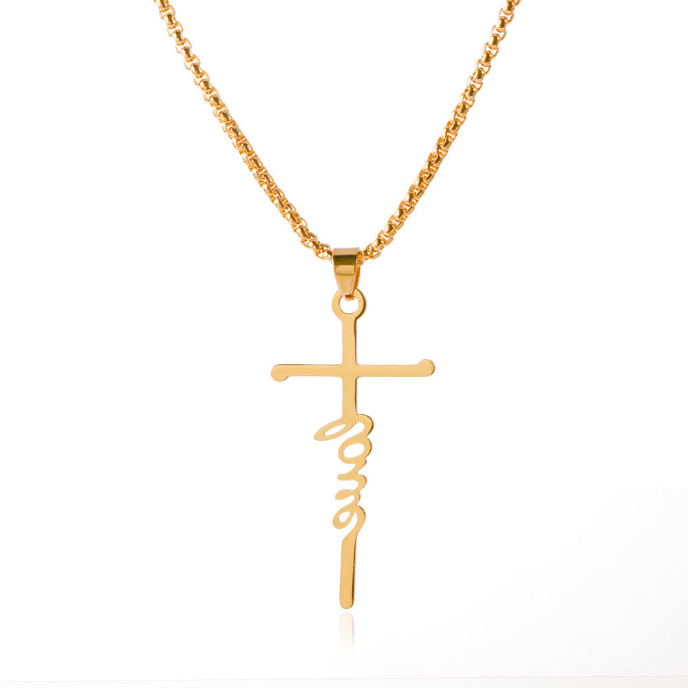 Letter Cross(Love) Necklace