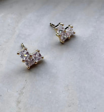 Load image into Gallery viewer, Heart Stud Earrings
